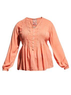 Johnny Was Pandora Pintuck Blouse